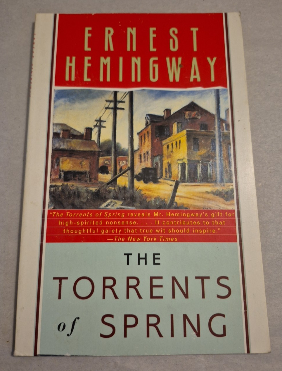 The Torrents of Spring Ernest Hemingway Scribner TPB Modernism American Fiction