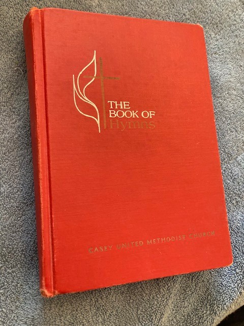 Book of Hymns – United Methodist Church – 1966 – Red Hardback