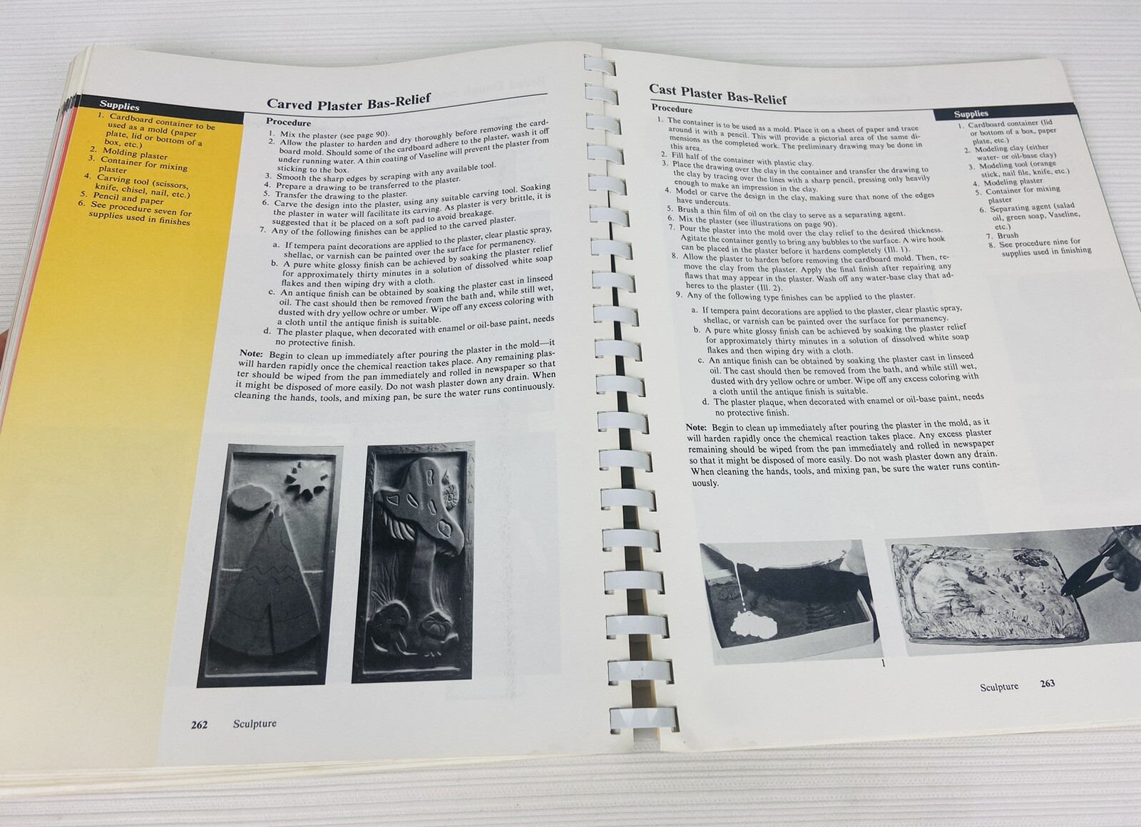 Vintage 1980’s Handbook of Arts & Crafts Book 350 Pages Spiral Bound Excellent