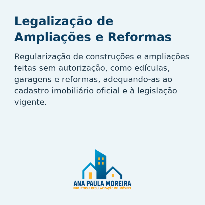 regularização de imóveis, projetos de construção, aprovação de planta, alvará de construção, habite-se, cvco, averbação de imóvel, prefeitura de curitiba, engenheira civil, arquiteta curitiba, projeto arquitetônico, projeto elétrico, projeto hidráulico, projeto estrutural, projeto sanitário, legalização de obra, regularização de obra, imóveis irregulares curitiba, assessoria técnica, documentação de imóveis, cartório de registro de imóveis, prefeitura de curitiba obras, legalização prefeitura, emissão de alvará, construção civil curitiba, projetos residenciais, projetos comerciais, reformas e ampliações, regularização junto à prefeitura, vistoria técnica, certidão de conclusão de obra, habite-se curitiba, arquiteta ana paula moreira, projetos e regularização curitiba, regularização de imóveis em curitiba, regularização de casas, projeto casa curitiba, engenharia e arquitetura curitiba, projeto de legalização, imóveis prontos para averbação, consultoria em construção civil, projeto para financiamento caixa, projeto e execução de obras, projeto completo de casa, regularização de imóveis residenciais, serviços de engenharia curitiba, regularização rápida de imóveis, emissão de documentos imobiliários, escritório técnico curitiba, projetos novos e reformas, documentação imobiliária completa, assessoria para construtoras, aprovação de projeto na prefeitura, planta de casa curitiba, desenho arquitetônico, engenharia e legalização, engenheira de imóveis curitiba, especialista em regularização imobiliária, regularização fácil curitiba.